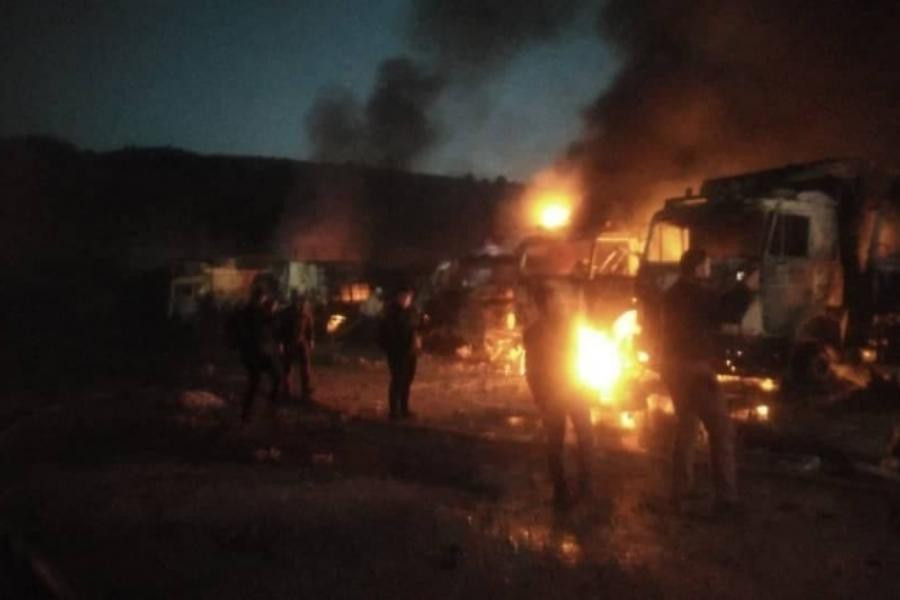 Theo nguồn tin, các chiến đấu cơ Su-24 của Nga đã tiến hành hàng chục cuộc không kích uy lực vào các vị trí của phiến quân thánh chiến ở Idlib.