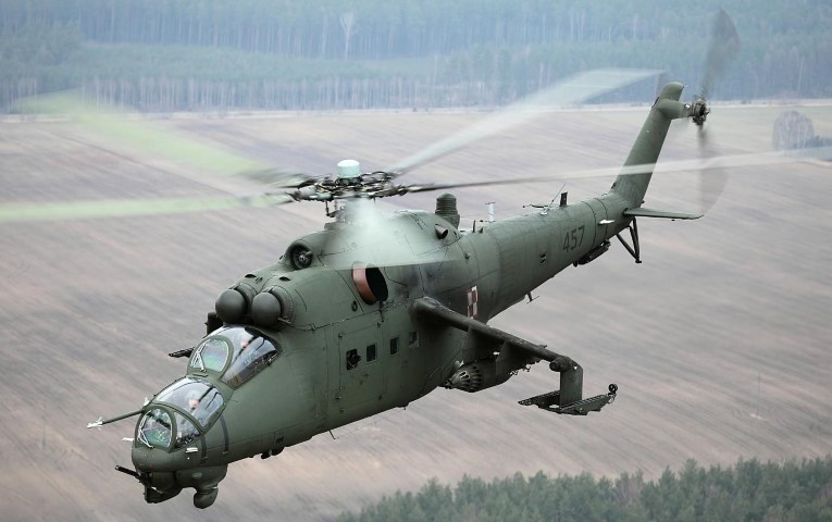 Mỗi chiếc trực thăng Mi-24 có khả năng mang theo tối đa 4 ống phóng rocket loại S-5 hoặc S-8.