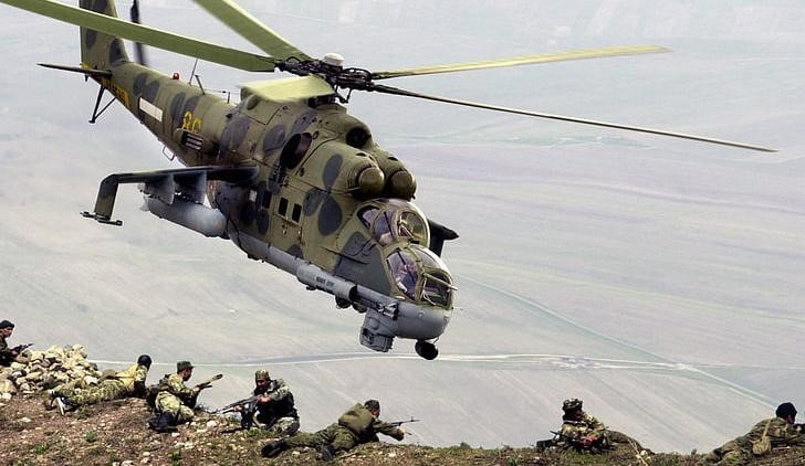 Trong biên chế của không quân Afghanistan hiện tại vẫn còn 8 trực thăng tấn công hạng nặng Mi-24.
