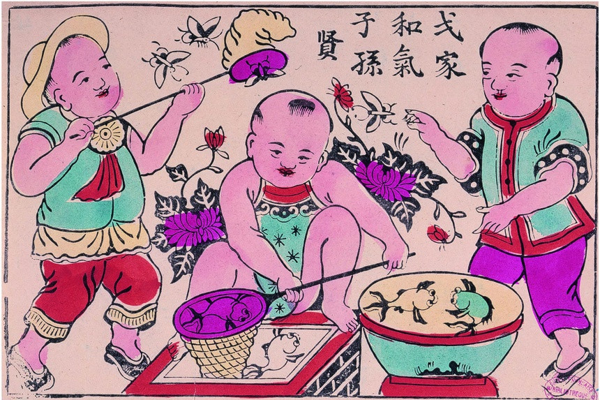 Chữ Điệp (con bướm) đồng âm với chữ Điệt điệt (chỉ người già bảy tám mươi tuổi) được sử dụng để thể hiện lời cầu chúc sống lâu, trường thọ.