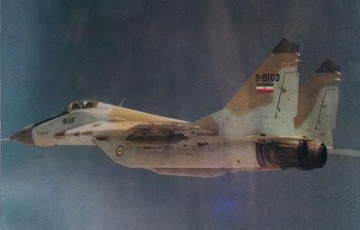 Mặc dù đặc tính bay kém hơn MiG-25, nhưng MiG-29 này vẫn có sự khác biệt so với hầu hết các máy bay Mỹ. Tiêm kích này đã sử dụng tên lửa tầm ngắn R-60 để vô hiệu hóa chiếc F-111, sau đó bắn hỏng oanh tạc cơ B-52 bằng tên lửa tầm xa R-27 thế hệ mới.