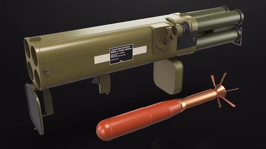 Điều khiến M202 trở nên đáng sợ không phải là việc nó được trang bị bốn ống phóng đạn rocket mà là những quả đạn M74 nó được trang bị.