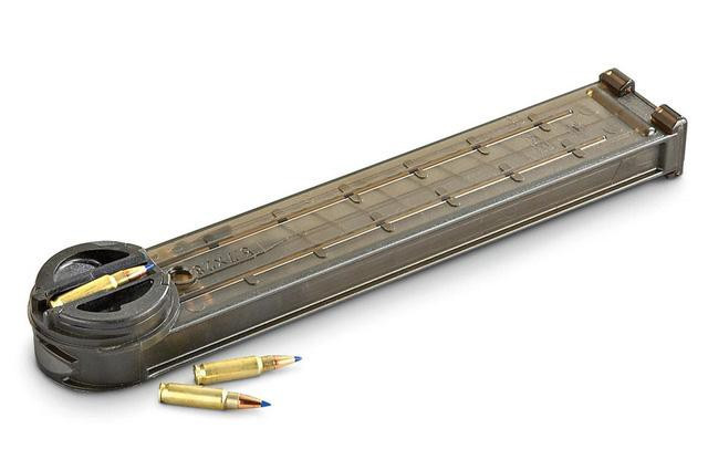 Hộp tiếp đạn của súng ngắn P50 rất giống với hộp tiếp đạn của súng tiểu liên P90 cả vễ cỡ đạn, số lượng đạn lẫn hình dáng, không rõ liệu chúng có thể hoán đổi cho nhau không. Đạn 5,7mm được thiết kế đặc biệt với mũi nhọn xuyên giáp giúp súng có thể bắn hạ đối thủ ngay cả khi họ mặc áo giáp chống đạn.