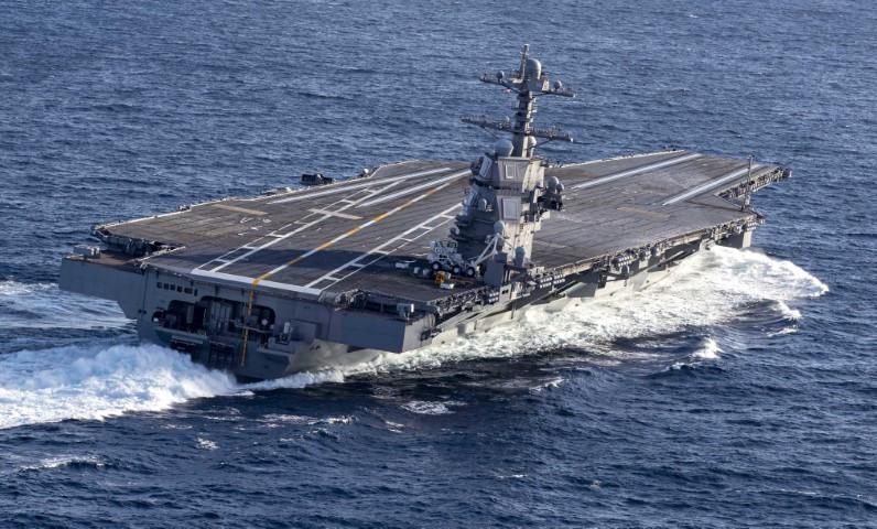 Trung Quốc - đối thủ tiềm tàng của hải quân Mỹ - tới nay vẫn chỉ có hai chiếc tàu sân bay thiết kế kiểu cũ trong biên chế, kèm theo đó là một chiếc có thiết kế kiểu mới, vẫn đang trong quá trình hoàn thiện. Nguồn ảnh: BI.