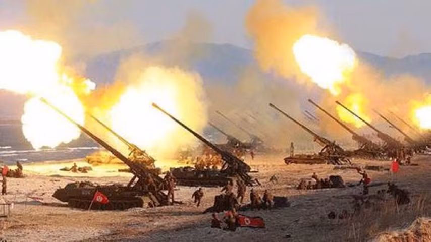 Theo giới phân tích, Triều Tiên đã đặt khoảng 8.000 khẩu pháo và hệ thống pháo phản lực tại khu vực giáp ranh hai miền.