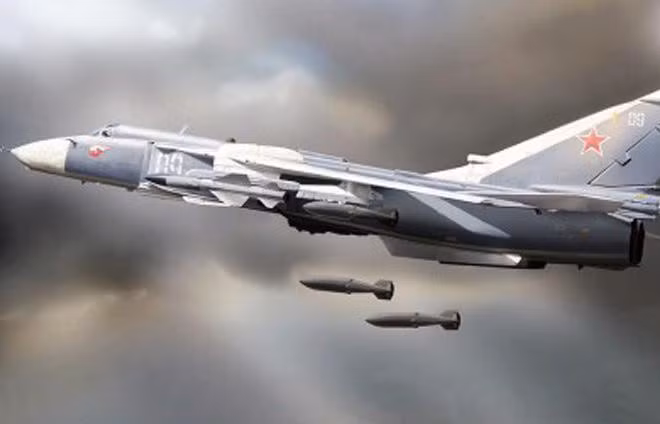 Nó cũng được mang vác bởi cường kích Su-24, loại máy bay đang chiếm phần lớn số lượng các cuộc không kích nhắm vào phiến quân khủng bố Syria.
