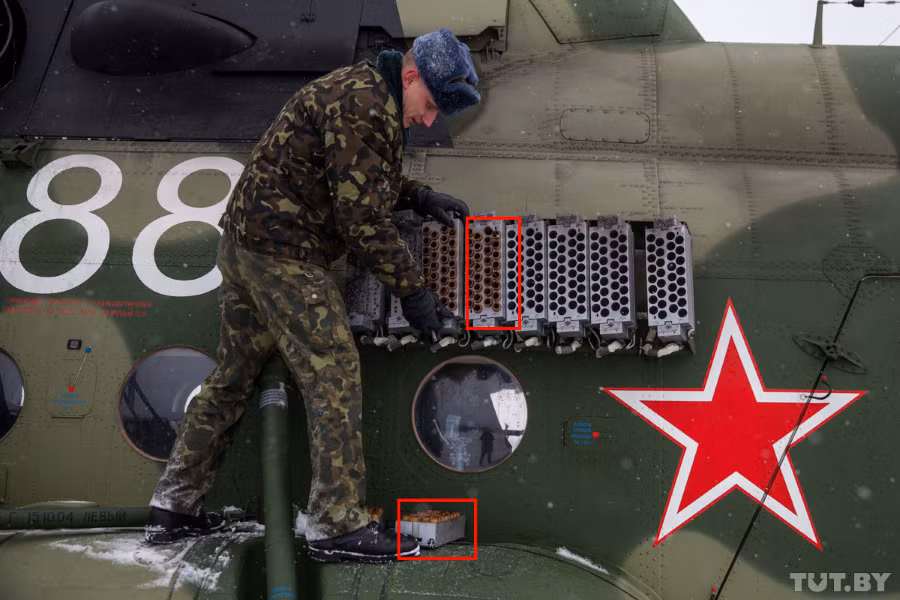 Để chống lại tên lửa vác vai (MANPADS), tên lửa phòng không (SAM), trực thăng Nga được trang bị các trạm chế áp quang - điện tử thuộc họ L-370 Vitebsk (định danh xuất khẩu là President-S).