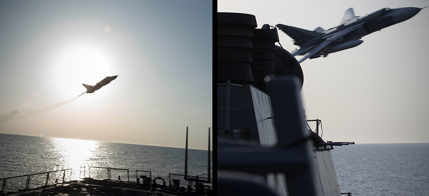 Đây hiển nhiên chỉ là một huyền thoại, Su-24 thực sự đã bay qua tàu chiến Mỹ nhiều lần, nhưng phần còn lại rất có thể bị "thêu dệt" thêm, và sau đó câu chuyện này đã được truyền thông Nga và nước ngoài lưu truyền rộng rãi.