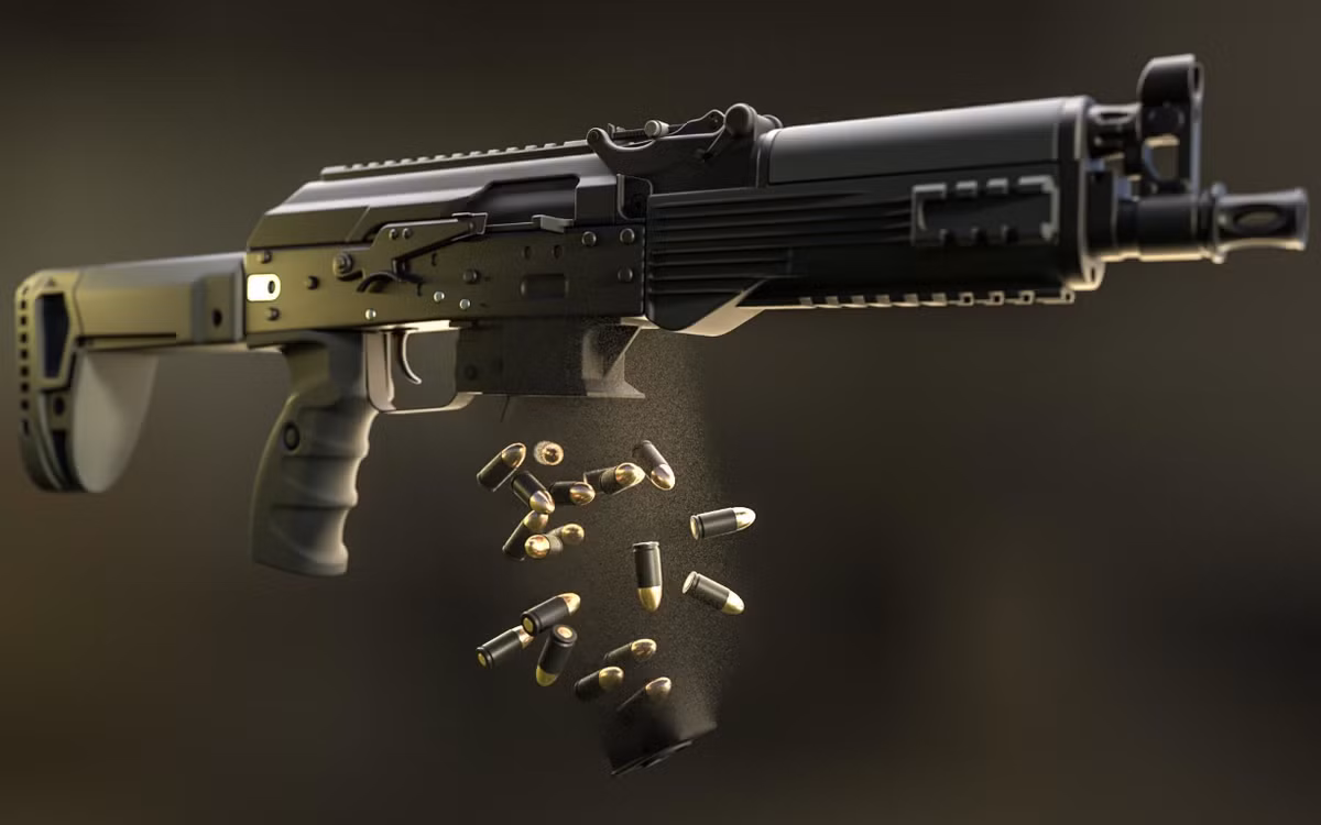 Dù sao thì khẩu súng tiểu liên AKS-74U vẫn còn có chút vướng víu khi tác chiến trong không gian hẹp