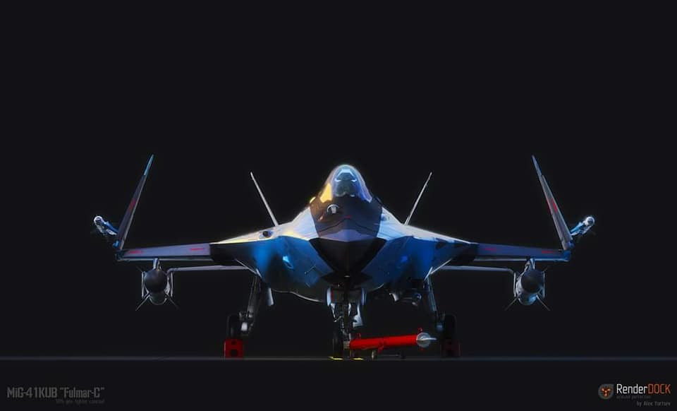 Thậm chí, nhà sản xuất Mikoyan còn hứa hẹn rằng loại chiến đấu cơ này sẽ có mức độ hiện đại vượt trội hơn hẳn mọi tiêm kích thế hệ năm hiện tại, tiệm cận với sức mạnh của một tiêm kích thế hệ 6 đời đầu. Nguồn ảnh: RenderDock.