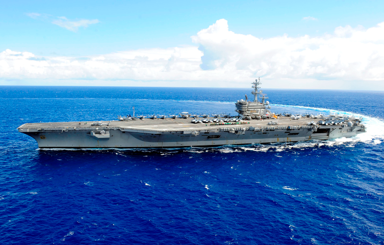 Hai tàu sân bay của Mỹ tham gia cuộc diễn tập này bao gồm USS Ronald Reagan và USS Carl Vinson. Đây đều là hai hàng không mẫu hạm thuộc lớp Nimitz - lớp tàu sân bay đông đảo nhất của Hải quân Mỹ ở thời điểm hiện tại.
