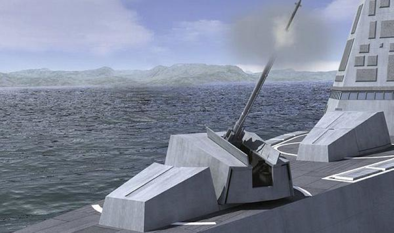 Tuy nhiên, điều làm nên sức mạnh vô đối của AGS 155mm là siêu đạn pháo LRAP (Long Range Land Attack Projectile - đạn tấn công mặt đất tầm xa) cỡ 155mm nặng 102kg, chứa lượng thuốc nổ 11kg, trang bị hệ thống dẫn đường GPS/INS cho bán kính lệch mục tiêu ít hơn 50m.