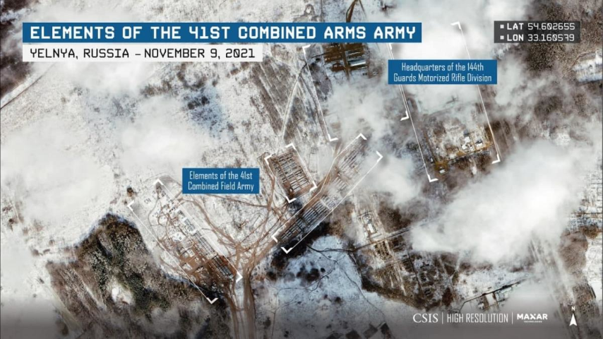 Báo chí khu vực cho biết, Quân đội Nga tập trung hơn 1.200 xe tăng và nhiều thiết bị quân sự khác về phía những doanh trại dã chiến nằm ở vùng Yelnya, nằm cách biên giới Ukraine chỉ 200km.