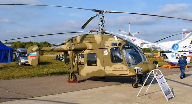 Với động cơ này sẽ giúp trực thăng Ka-226T có tốc độ tối đa 250 km/h.