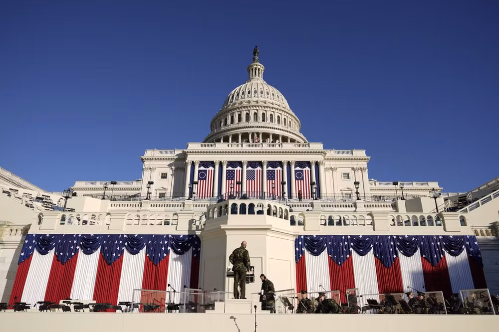 Washington truoc thoi khac chuyen giao quyen tong thong