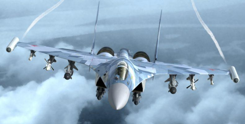 Trên đường trở về Nga, chiếc chiến đấu cơ thế hệ 4++ này có chặng dừng chân ở Novosibirsk để tiếp liệu và nghỉ ngơi. Sau đó, nó tiếp tục thực hiện một chuyến bay dài từ sân bay Tolmachevo tới Zhukovsky, Moscow hôm 14/5/2018.