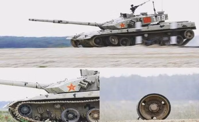 Ngoài vấn đề chết máy đột ngột khi chạy đua, năm 2016 và 2017 Type 96B đều lập lại cùng sự cố bung bánh khi chạy nước rút, để đua tốc độ với chiếc T-72B3 của đội Nga.