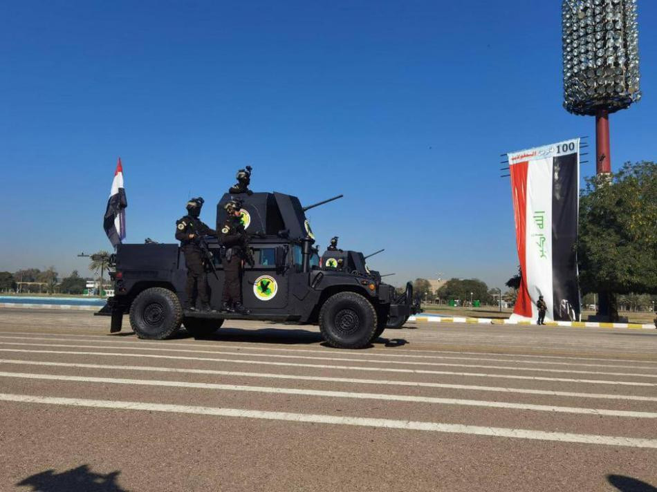 Xe thiết giáp nhẹ Humvee được quân đội Mỹ trang bị cho lực lượng đặc biệt và lục quân Iraq. Nguồn ảnh: Sina.