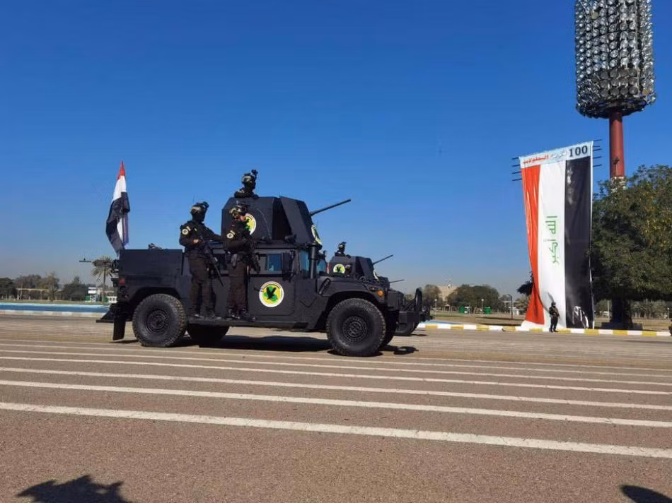 Xe thiết giáp nhẹ Humvee được quân đội Mỹ trang bị cho lực lượng đặc biệt và lục quân Iraq. Nguồn ảnh: Sina.