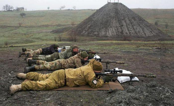 Một số nhà phân tích cho rằng có thể một số chủng loại vũ khí được cung cấp cho Ukaine nhưng không được Mỹ công khai, diển hình như súng bắn tỉa hiện đại M110A1. Hình ảnh binh sĩ quân chính phủ Ukraine đang tập bắn với súng bắn tỉa M110A1.