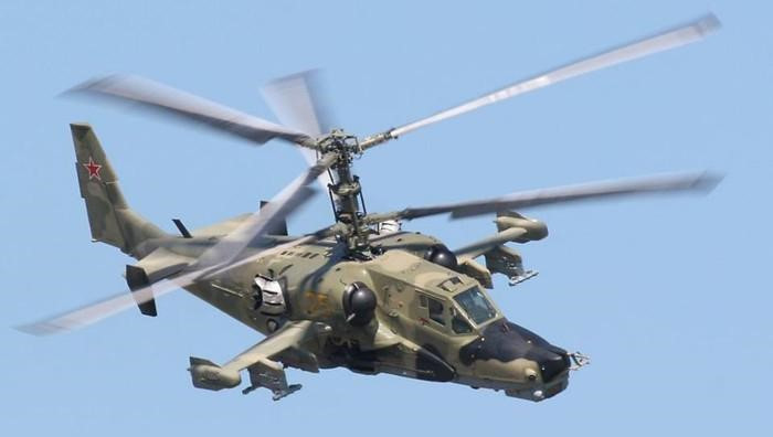 Ka-50 Black Shark đã thực hiện tổng cộng 49 phi vụ tại chiến trường này, chúng đã bắn hơn 100 tên lửa không điều khiển, 69 loại đạt bác với hơn 1600 viên đạn. và 3 tên lửa chống tăng dẫn hướng Vikhir.
