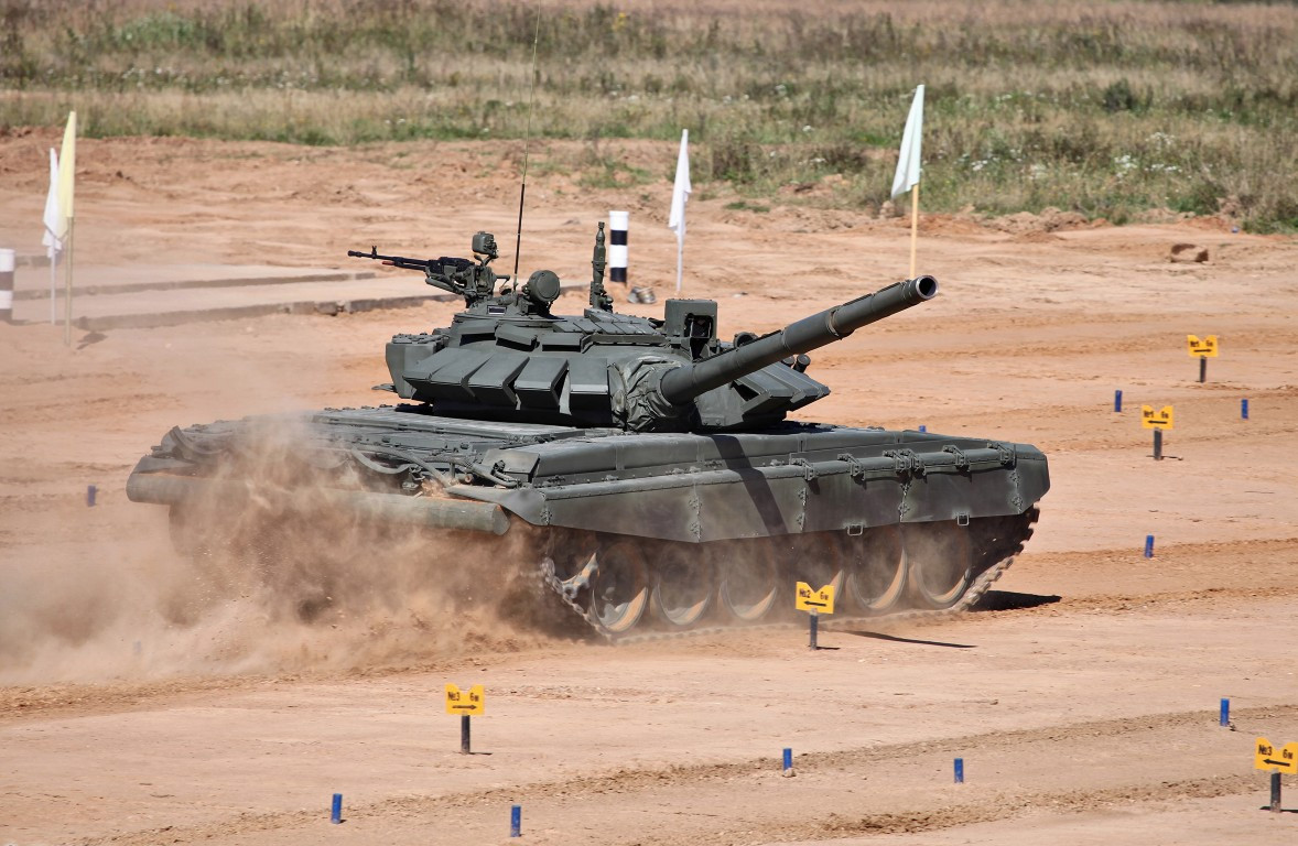 Đây cũng là loại xe tăng được nước chủ nhà Nga, chuẩn bị cho các đội thi Tank Biathlon thường niên. Kíp chiến đấu của Việt Nam cũng từng có kinh nghiệm vận hành loại xe tăng này trong các giải Tank Biathlon trước đây. Nguồn ảnh: Flickr.