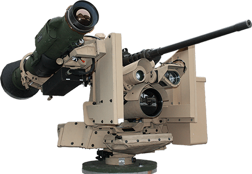 Pháo Mk44 Bushmaster II cỡ nòng 30mm và súng máy M240 cỡ nòng 7,62mm được lựa chọn để gắn trên tháp pháo này.