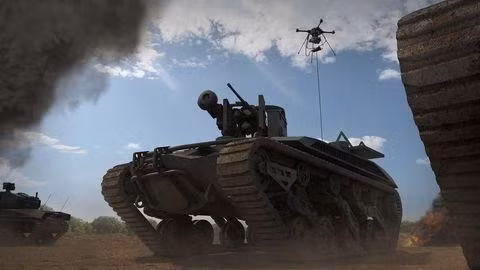 FGM-148 Javelin là loại tên lửa chống tăng hiện đại với kiểu tấn công "đột nóc" vào phần giáp yếu nhất của xe tăng để phá hủy chúng.