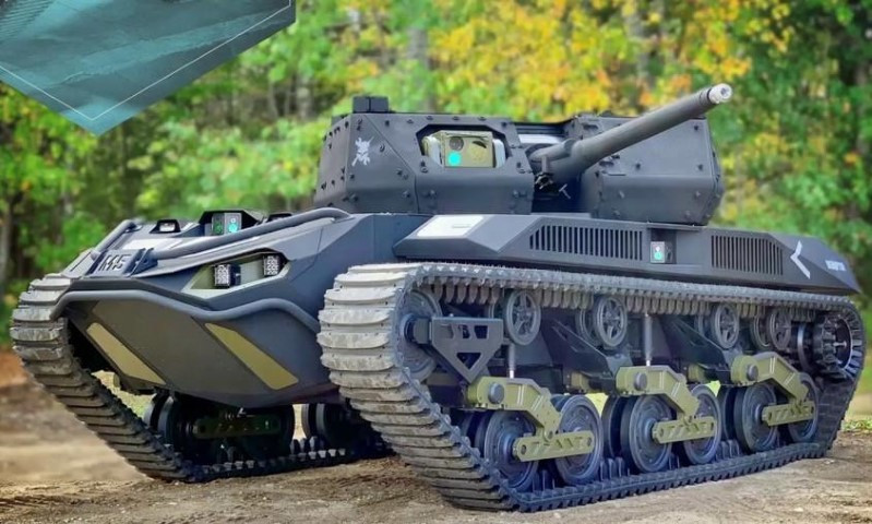 M5 Ripsaw nặng 10 tấn tương đương Uran-9 của Nga, chúng sử dụng động cơ diesel - điện, có thể đạt tốc độ tối đa 40 km/h.