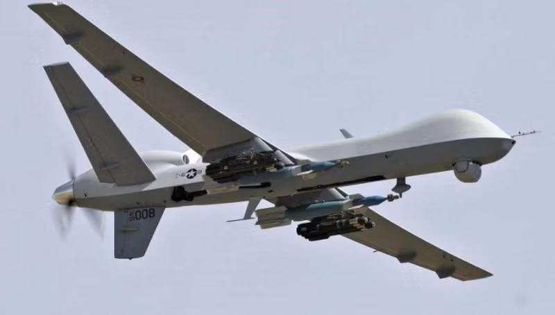 MQ-9 có chuyến bay đầu tiên vào năm 2001 và được sản xuất hàng loạt bắt đầu từ năm 2007.