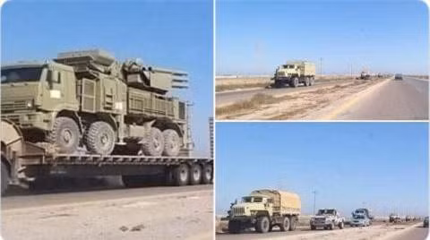 Trước đó, cũng có những bức ảnh chụp từ Libya cho thấy Pantsir-S1 trên khung gầm của một chiếc xe tải 8x8 KamAZ-6560. Trang bị này được sử dụng trong Lực lượng vũ trang Nga và khả năng cao là do lính đánh thuê Wagner vận hành.