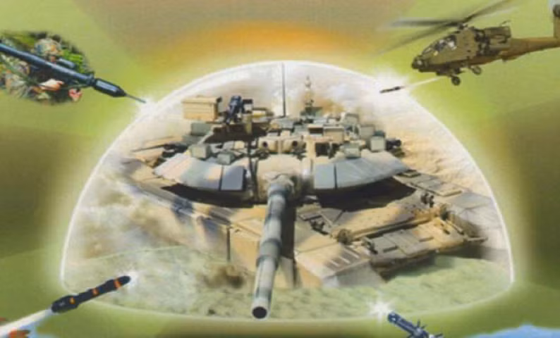 Lớp 2 là hệ thống phòng thủ chủ động ARENA. Hệ thống này sẽ phóng ra màn mưa mảnh vụn chuyên đánh chặn các loại đạn chống tăng trước khi chúng lao vào xe.