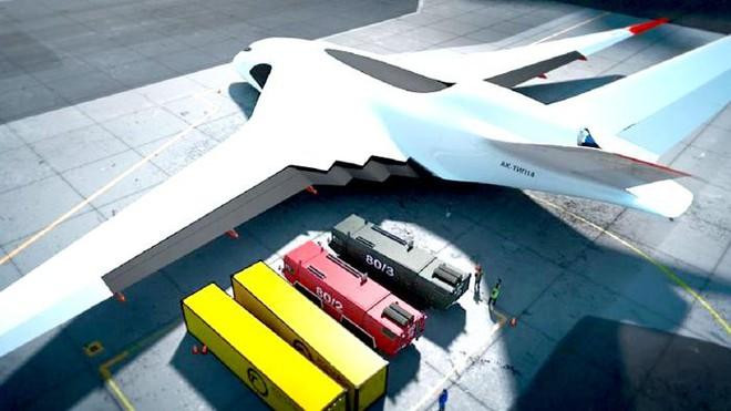 “Tổ hợp hàng không vận tải tương lai sẽ được tạo ra theo sơ đồ cánh bay đặc biệt, nhờ đó các kỹ sư có thể áp dụng công nghệ tàng hình, đây vốn là thiết kế chỉ dành cho máy bay ném bom chiến lược".