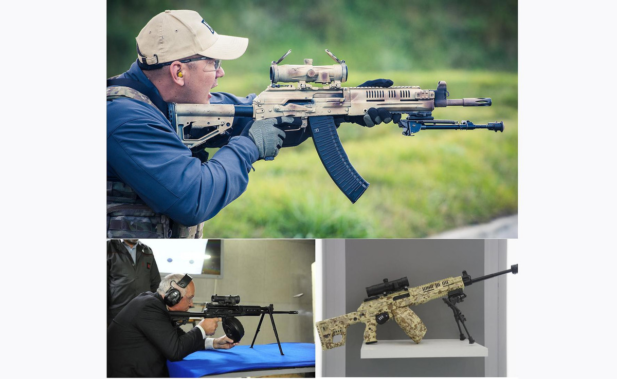 Súng bắn loại đạn 5,45mmx39, nạp đạn bằng khí nén và sử dụng khóa nòng xaoy giúp súng hoạt động ổn định trong mọi môi trường tác chiến.