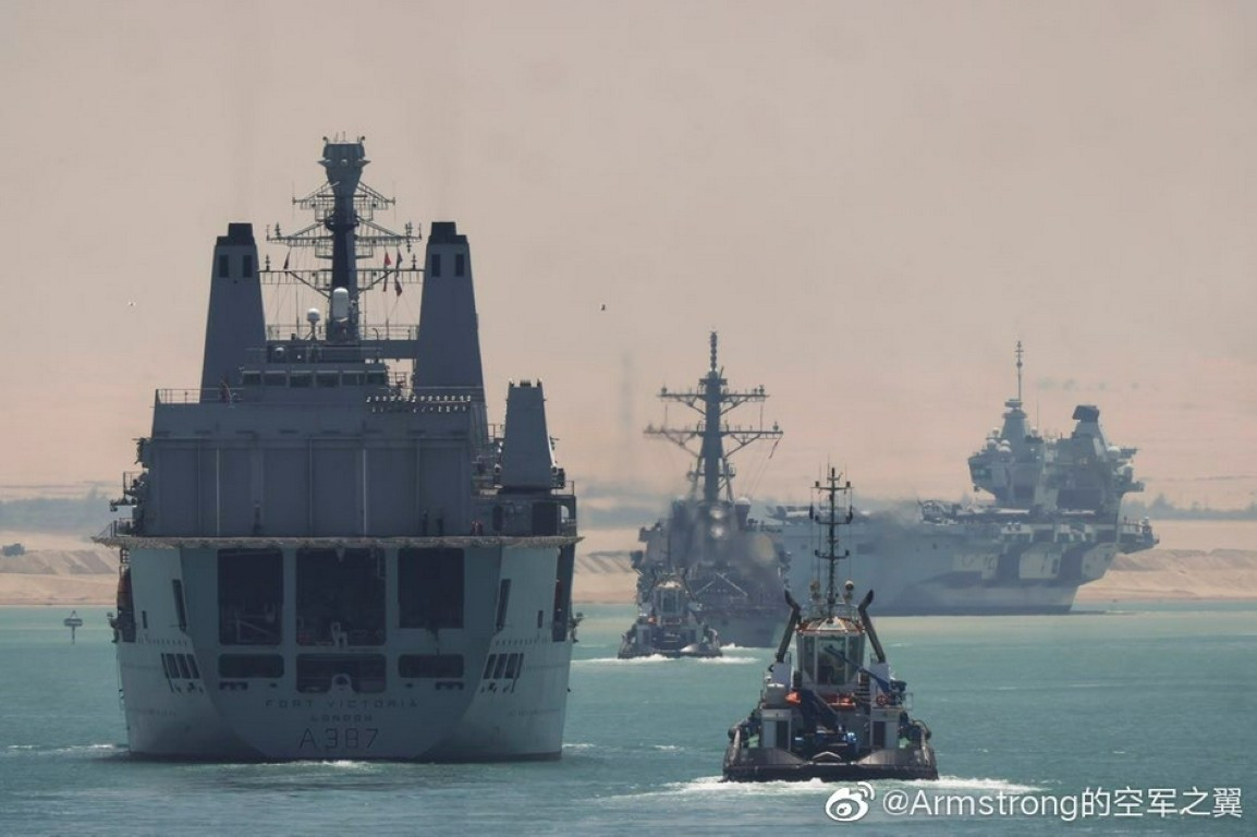 Lịch trình của hàng không mẫu hạm HMS Queen Elizabeth trước đó đã được Hải quân Anh công bố. Theo đó, nhóm tác chiến tàu sân bay này sẽ tiến thẳng tới khu vực châu Á - Thái Bình Dương, và tiến hành tuần tra trên biển Đông.