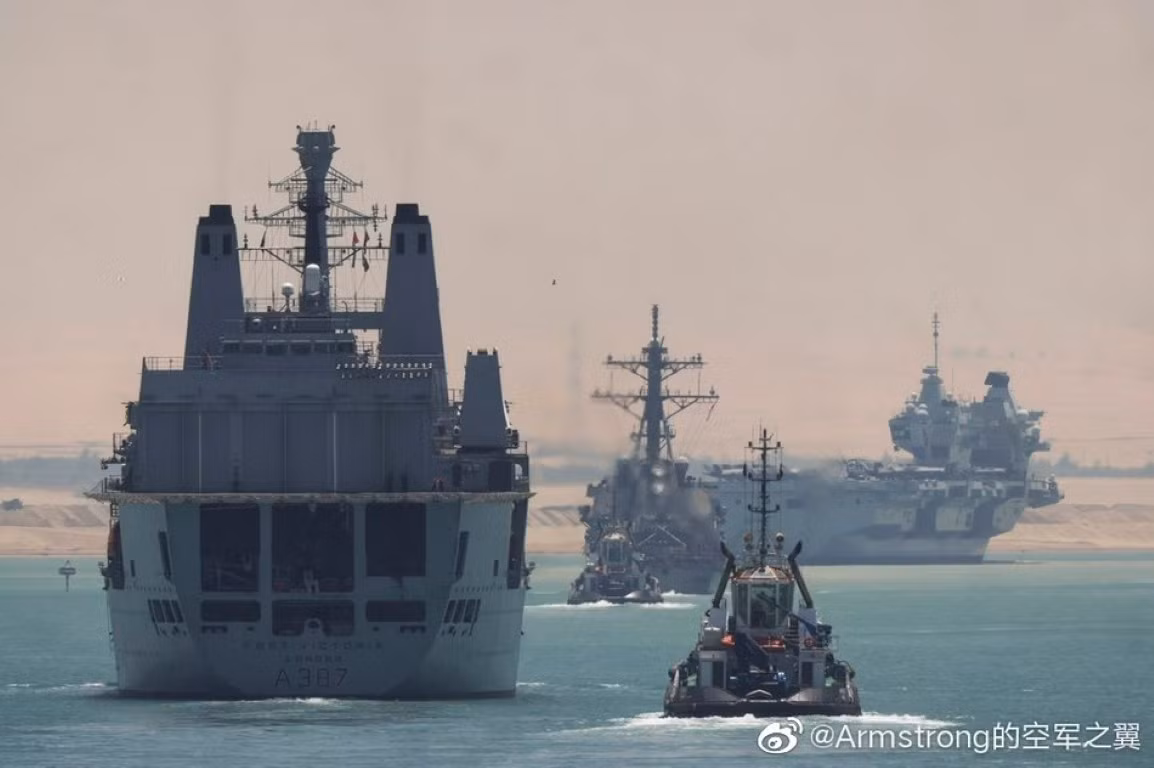 Lịch trình của hàng không mẫu hạm HMS Queen Elizabeth trước đó đã được Hải quân Anh công bố. Theo đó, nhóm tác chiến tàu sân bay này sẽ tiến thẳng tới khu vực châu Á - Thái Bình Dương, và tiến hành tuần tra trên biển Đông.