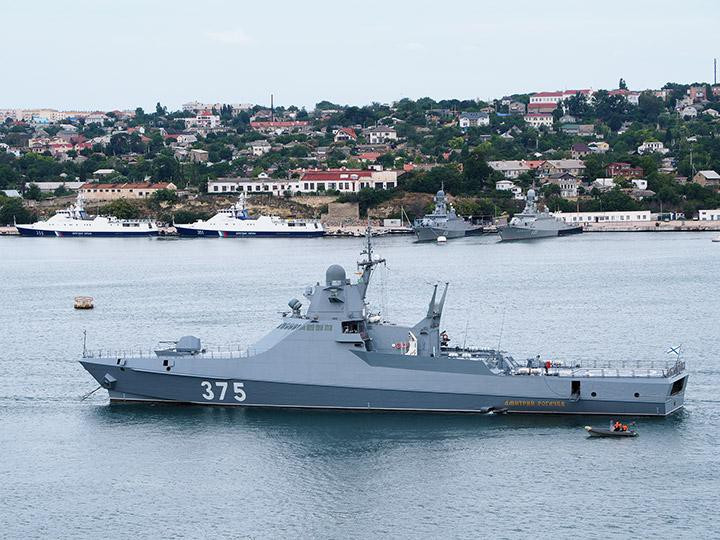 Hạm đội Biển Đen của Nga cũng xác nhận tàu tuần tra Dmitry Rogachev đã đi qua eo biển Bosporus và Dardanelles để đi vào biển Địa Trung Hải.