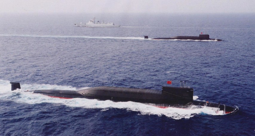 Con tàu được cho là đang xuất phát từ căn cứ hải quân Du Lâm nằm trên đảo Hải Nam và tiến về phía bắc qua ngả eo biển Đài Loan.