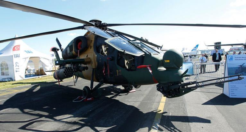 Để đối không, trực thăng T-129 có thể mang theo tên lửa AIM-92 Stinger của Mỹ hay MBDA Mistra của Pháp.