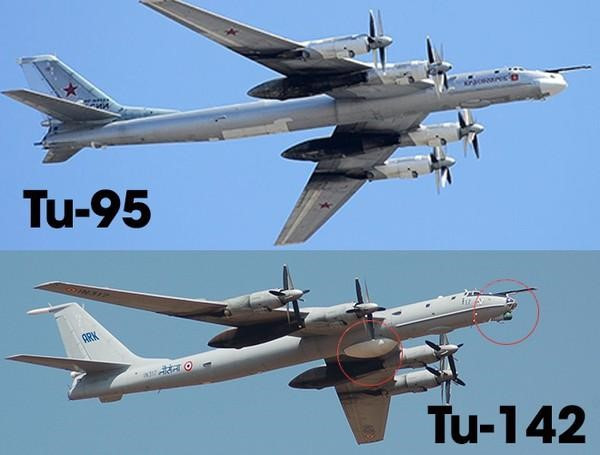 Trước thực tế trên, các phiên bản nâng cấp của Bear đã ra đời và chức năng trinh sát hải quân được giao cho nó. Với mục đích này, Tu-95 được trang bị hệ thống radar và sonar mạnh mẽ.