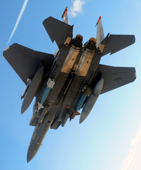 Đây hiện cũng là loại tiêm kích hạng nặng phổ biến nhất của Quân đội Mỹ, được cho sẽ là các chiến đấu cơ xương sống của lực lượng này, cho tới khi các máy bay thế hệ 5 đủ số lượng để chiếm ưu thế.