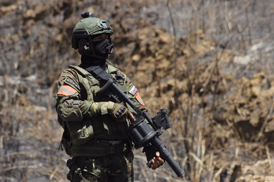 Binh lính Venezuela với trang bị "tận răng" trong cuộc tập trận mới diễn ra hồi đầu tháng ba.