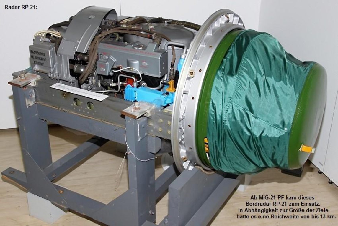 Máy bay được trang bị tadar RP-21; máy ngắm quang học ASP-PFD-21; tổ hợp dẫn đường - lái PNK Polyot-OI giúp cho MiG-21Bis trở thành đối thủ cực kỳ lợi hại trên không khi đó.