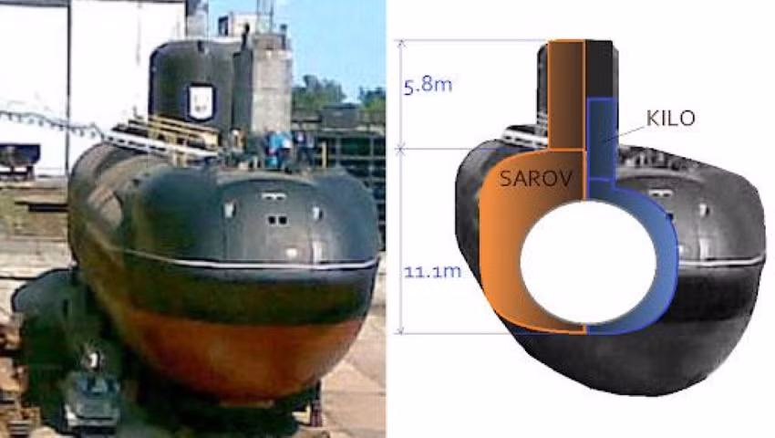Chỉ có một tàu ngầm duy nhất thuộc dự án này được hoàn thành, đó chính là chiếc Sarov (B-90), nó được đặt theo tên một thành phố quân sự khép kín có vai trò rất quan trọng trong chương trình vũ khí hạt nhân của Liên Xô.