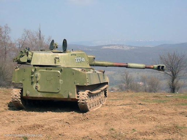 Tốc độ tối đa của "Hoa cẩm chướng" khi bơi là 4,5 km/h. Đồng thời trên đường cao tốc, xe có thể di chuyển với tốc độ 60 km/h, vượt địa hình gồ ghề ở vận tốc lên đến 29 km/h. Trái tim của 2S1 là động cơ diesel 300 mã lực đi kèm bộ truyền động cơ học.