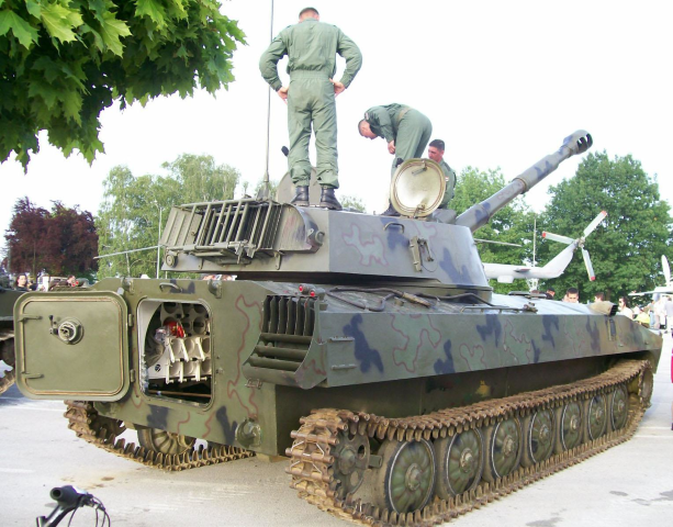 Số vũ khí được thống kê bao gồm 31 pháo tự hành Gvozdika và 24 khẩu pháo kéo D-30 cỡ nòng 122 mm, đáng chú ý đây gần như là toàn bộ số lượng pháo Gvozdika mà Quân đội Ukraine sở hữu, sau khi họ phải mua lại 16 tổ hợp từ Cộng hòa Czech.