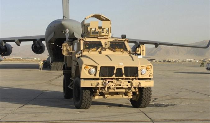 Hàng ghế ở giữa xe có thể được chuyển đổi thành giá đỡ cho xạ thủ súng máy. Cấu hình vũ khí của L-ATV có thể thay đổi tùy vào nhiệm vụ, gồm trung liên 7,62 M240, súng phóng lựu 40 mm Mk.19, đại liên 12,7 mm M2, pháo hạng nhẹ 30 mm M230LF.