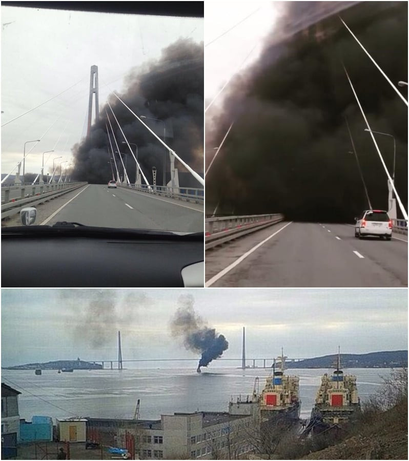 Ngoài ra, việc tàu chiến của Nga xả khói đen mù trời đôi khi cũng ảnh hưởng tới giao thông công cộng.