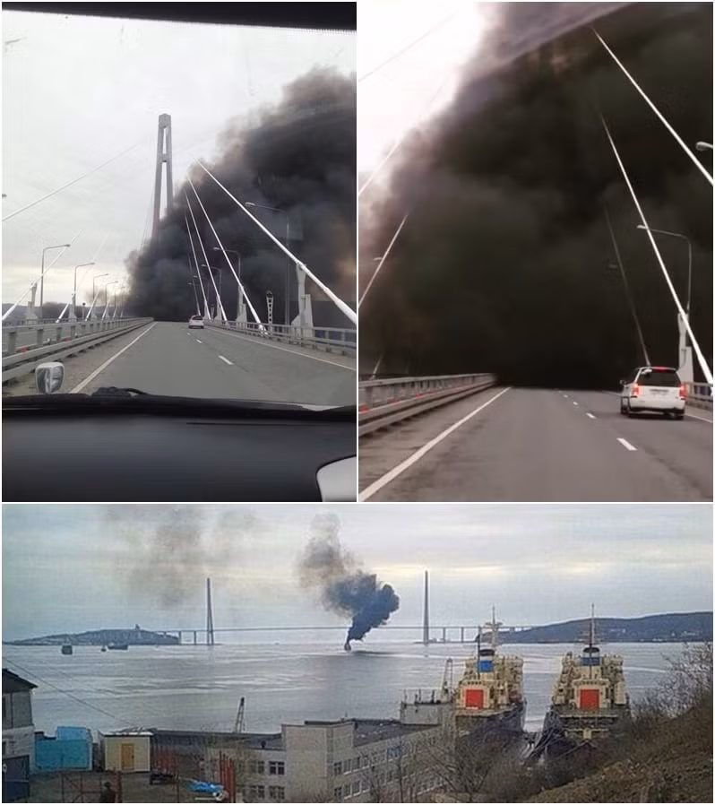 Ngoài ra, việc tàu chiến của Nga xả khói đen mù trời đôi khi cũng ảnh hưởng tới giao thông công cộng.