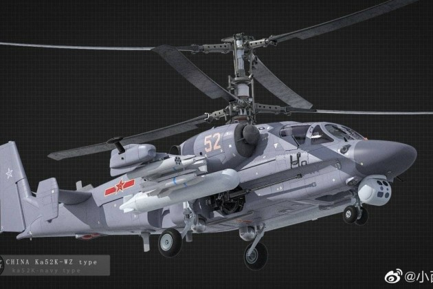  Trực thăng vũ trang Ka-52K vừa mới được Nga cho ra mắt cách đây ít lâu, đã kiếm được một khách hàng rất "sộp" để xuất khẩu - đó là Trung Quốc.
